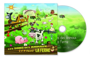 CD Les Sons des Animaux de la Ferme avec affiche